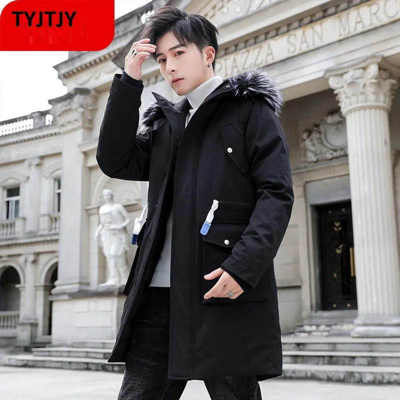 Fashion thick men jacket fall/winter 2020 new winter male jacket tooling army green big fur collar cold-resistant and warm coat
Fashion thick men jacket fall/winter 2020 new winter male jacket tooling army green big fur collar cold-resistant and warm coat