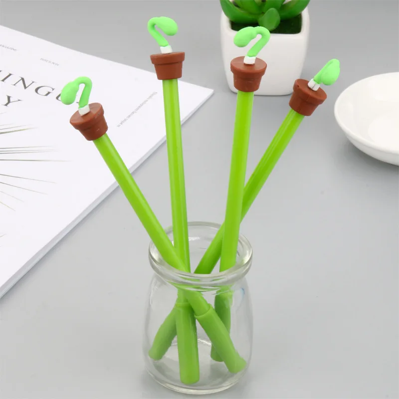 50PCS Bean Sprouts Potted Neutral Pen Black Ink Pen Signature Pen Student Prize Gel Pen Stationery WholesaleGel Pens
50PCS Bean Sprouts Potted Neutral Pen Black Ink Pen Signature Pen Student Prize Gel Pen Stationery WholesaleGel Pens