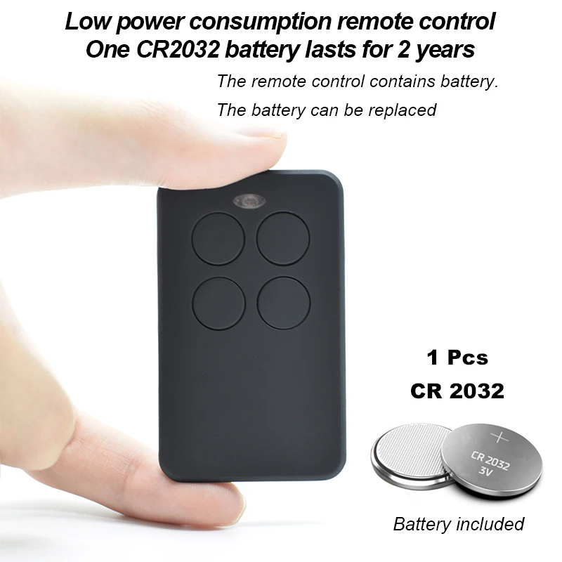 Remote control for DOORHAN NOVOFERM DITEC LIFTMASTER CLEMSA NORMSTAHL ECOSTAR AVIDSEN garage door remote control transmitter
Remote control for DOORHAN NOVOFERM DITEC LIFTMASTER CLEMSA NORMSTAHL ECOSTAR AVIDSEN garage door remote control transmitter