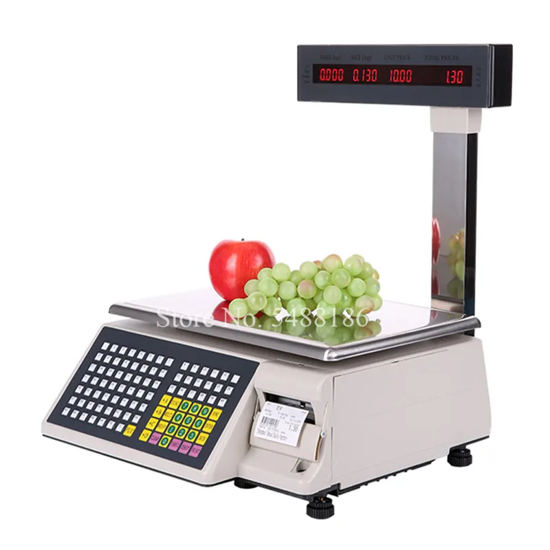 Label Printing Balance Cash Register Receipt Scale Label Printer Scale POS Retail Balance Scale with Printer
Label Printing Balance Cash Register Receipt Scale Label Printer Scale POS Retail Balance Scale with Printer