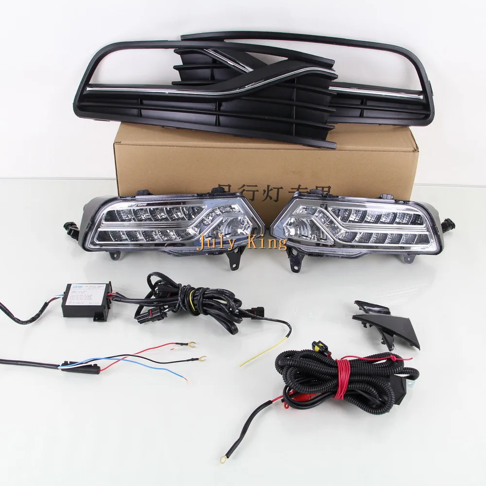July King LED Daytime Running Lights DRL With Case for Volkswagen Polo 2014-2018, LED Fog Lamp Yellow Turn Signals Light
July King LED Daytime Running Lights DRL With Case for Volkswagen Polo 2014-2018, LED Fog Lamp Yellow Turn Signals Light