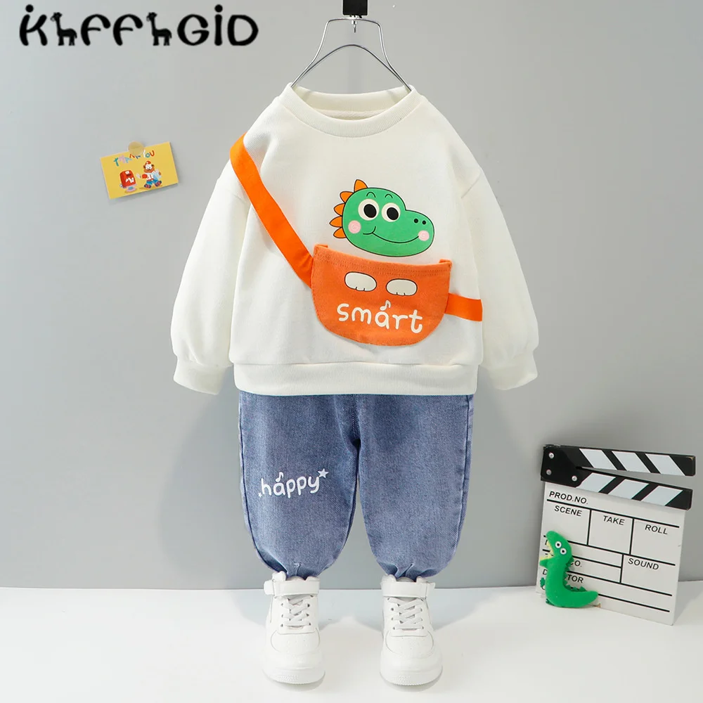Baby boys and girls clothes suit fashion cartoon flower print autumn new cartoon leisure comfortable sweater + jeans 0-4 years o
Baby boys and girls clothes suit fashion cartoon flower print autumn new cartoon leisure comfortable sweater + jeans 0-4 years o