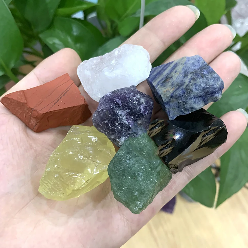 7 Pcs Natural Crystal Quartz Minerals Specimen Amethyst Quartz Irregular Shape Rough Rock Stone Reiki Healing Home Decoration
7 Pcs Natural Crystal Quartz Minerals Specimen Amethyst Quartz Irregular Shape Rough Rock Stone Reiki Healing Home Decoration