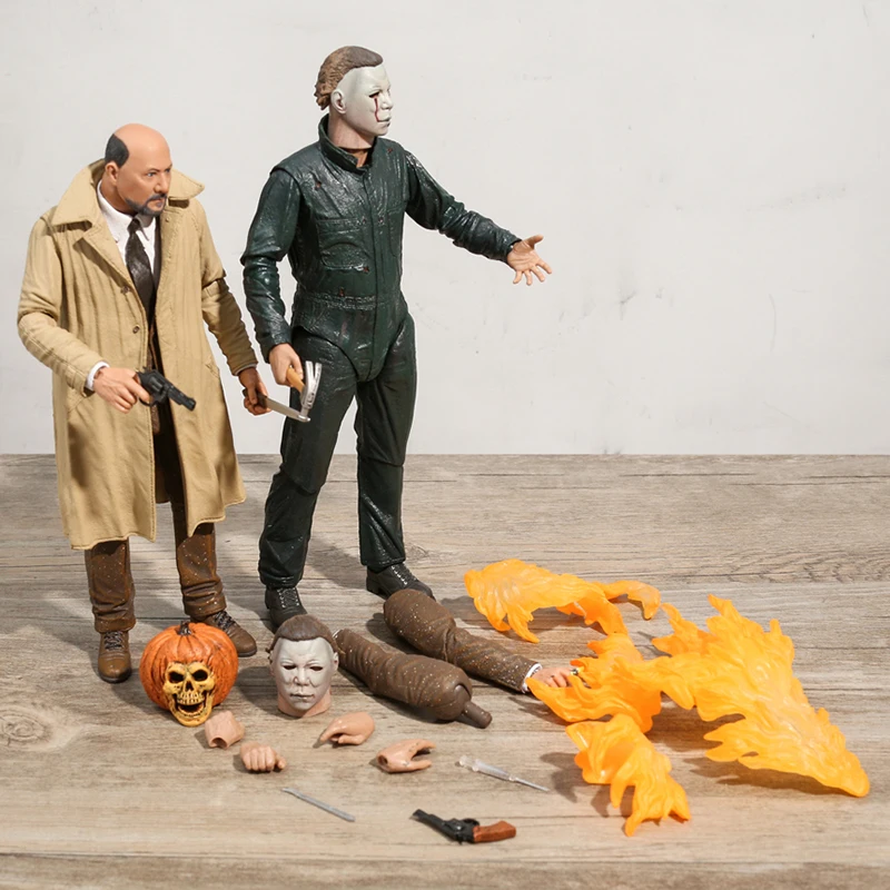 NECA Halloween 2 Michael Myers & Dr Loomis Figurine Collection Action Figure Model Toy Gift
NECA Halloween 2 Michael Myers & Dr Loomis Figurine Collection Action Figure Model Toy Gift
