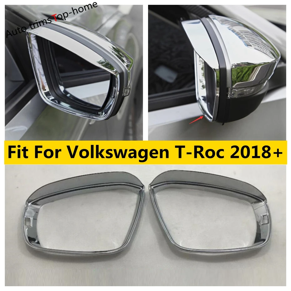 Chrome Rearview Mirror Rain Shade Rainproof Blades Eyebrow Cover Trim Fit For VW Volkswagen T-Roc T Roc 2018 - 2023 Accessories
Chrome Rearview Mirror Rain Shade Rainproof Blades Eyebrow Cover Trim Fit For VW Volkswagen T-Roc T Roc 2018 - 2023 Accessories
