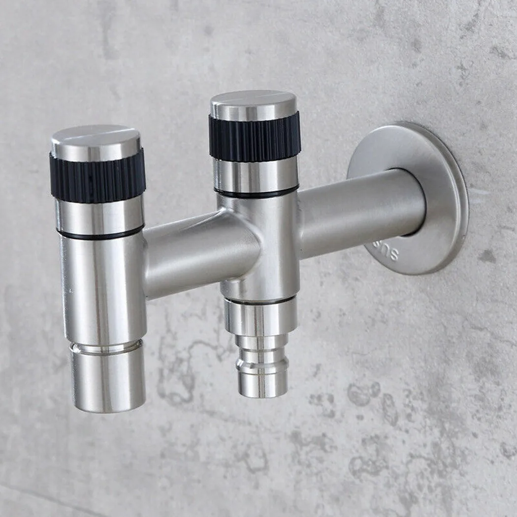 Thickened double head stainless steel multifunctional washing machine faucet single cold water faucet quickly opened into Wal l
Thickened double head stainless steel multifunctional washing machine faucet single cold water faucet quickly opened into Wal l
