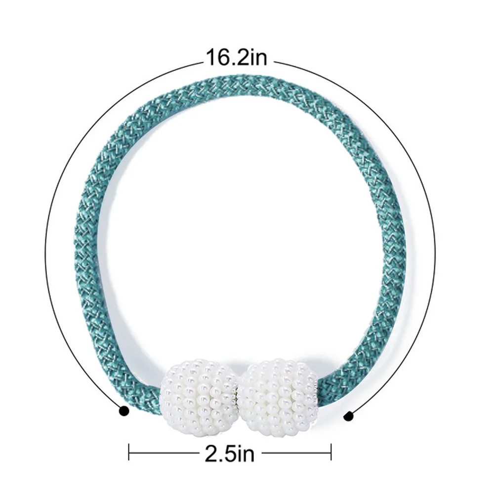 1pcs simple and elegant magnetic Curtain Holders Tieback Buckle Clips Pearl Magnetic Strap Ball Curtain Accessories
1pcs simple and elegant magnetic Curtain Holders Tieback Buckle Clips Pearl Magnetic Strap Ball Curtain Accessories