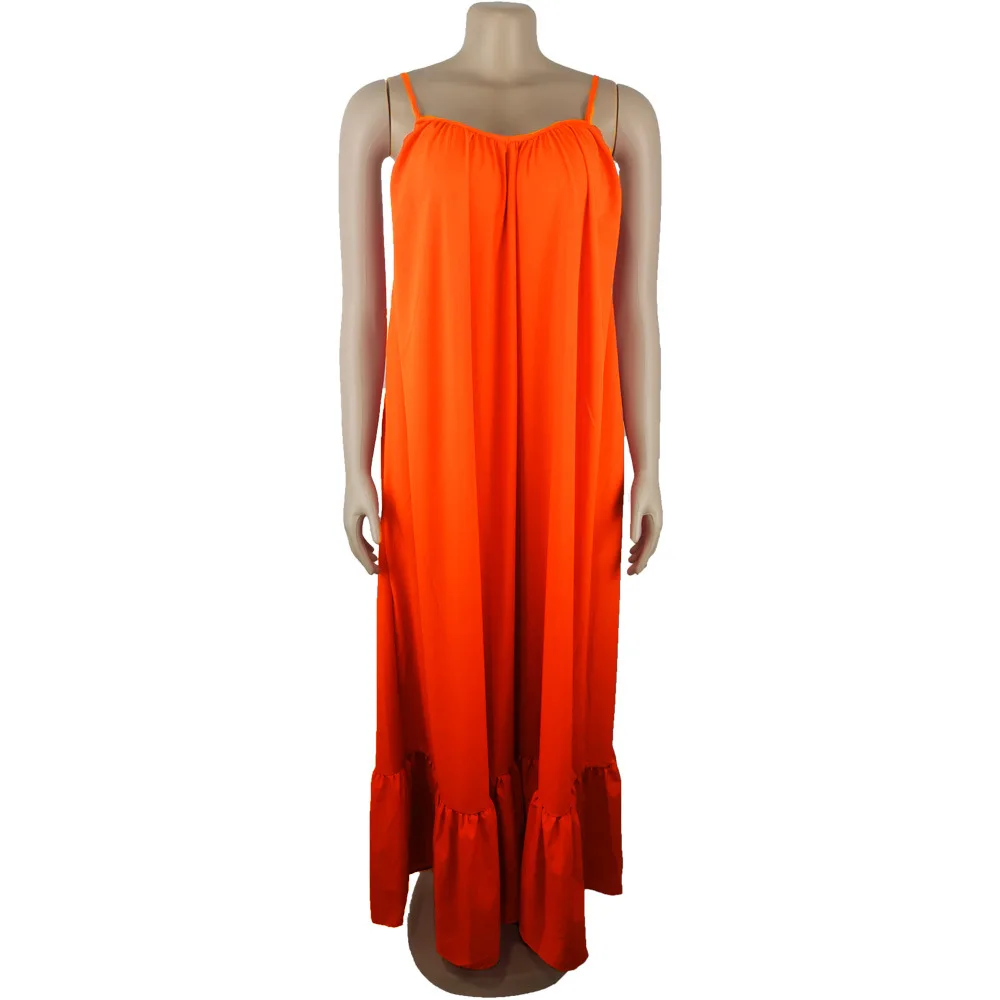 Sexy Spaghetti Strap Solid Loose 2020 Women Long Dress Sleeveless Backless Big Swing Size Up Autumn Fashion Dresses For Lady
Sexy Spaghetti Strap Solid Loose 2020 Women Long Dress Sleeveless Backless Big Swing Size Up Autumn Fashion Dresses For Lady
