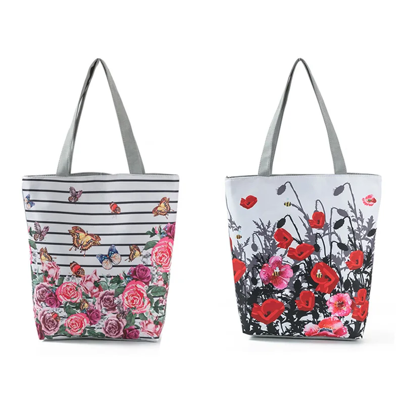 Newly Ladies Shopping Bag Floral Printed Handbag Female Large Capacity Canvas Shopping Bag Summer Outdoor Portable Storage Bag
Newly Ladies Shopping Bag Floral Printed Handbag Female Large Capacity Canvas Shopping Bag Summer Outdoor Portable Storage Bag