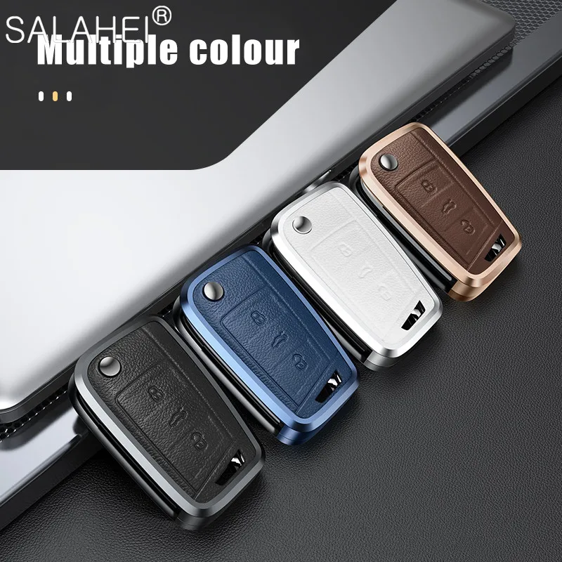 Aluminum Alloy+Leather Car Key Case For VW Volkswagen Golf 7 MK7 Tiguan MK2 For SEAT Ateca Leon FR 2 Ibiza For Skoda Octavia A7
Aluminum Alloy+Leather Car Key Case For VW Volkswagen Golf 7 MK7 Tiguan MK2 For SEAT Ateca Leon FR 2 Ibiza For Skoda Octavia A7