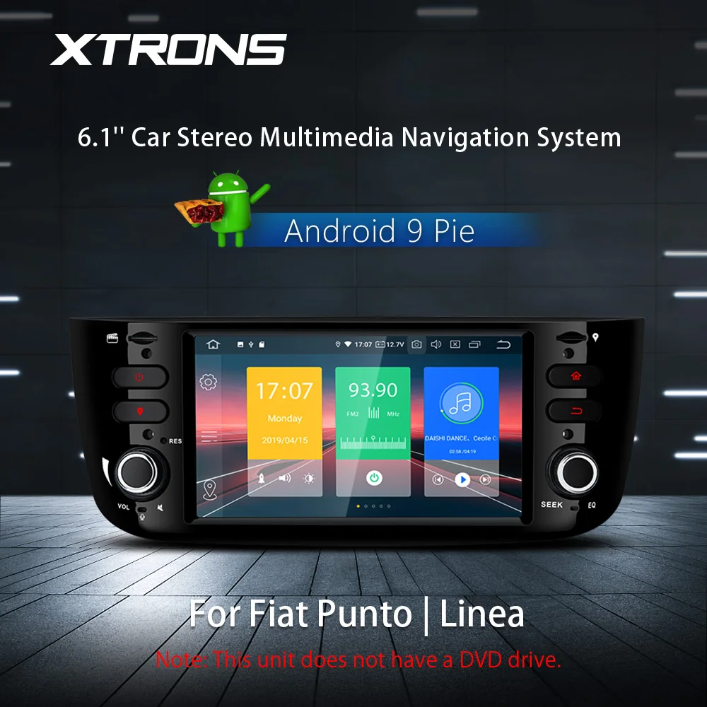 XTRONS 6 1 "Android 9 0 2G/16G автомобильный стерео Мультимедиа для Фиат Гранд пунто (199/310) /