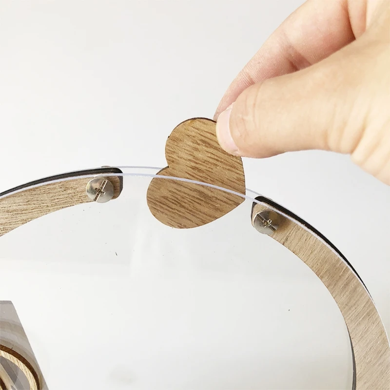 N7MD Wooden Heart Frame Transparent Wedding Guest Book Vintage Personalized Alternative Sign Drop Box Rustic Baby Shower Party
N7MD Wooden Heart Frame Transparent Wedding Guest Book Vintage Personalized Alternative Sign Drop Box Rustic Baby Shower Party