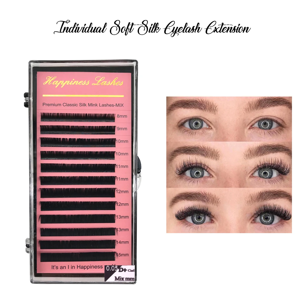 Fast Shipping 12rows/case Soft 7~15mm Mix Premium Natural Synthetic Mink Individual Eyelash Extension Makeup Maquiagem Cilios
Fast Shipping 12rows/case Soft 7~15mm Mix Premium Natural Synthetic Mink Individual Eyelash Extension Makeup Maquiagem Cilios