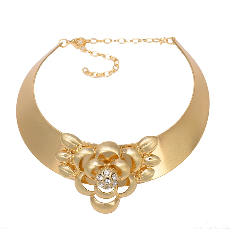 ZuoDi Dubai Gold Jewelry Set Big Design Nigerian Wedding woman accessories jewelry set Fashion African Costume | Украшения и