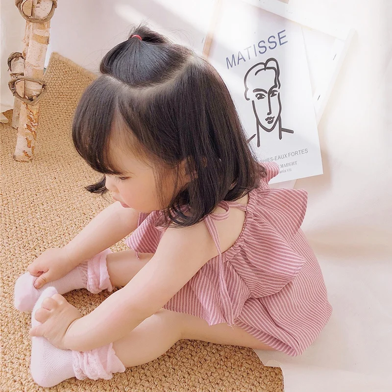 Summer Baby Girls Romper Ruffle Jumpsuit Headband Solid Outfits Sunsuit Set 0-24M Children Kids Clothes
Summer Baby Girls Romper Ruffle Jumpsuit Headband Solid Outfits Sunsuit Set 0-24M Children Kids Clothes