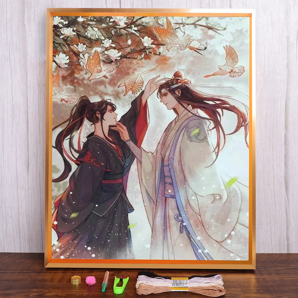 Mo Dao Zu Shi Printed Canvas 11CT Cross-Stitch Embroidery Kit DMC Threads Sewing Knitting Needlework Handicraft Mulina Decor
Mo Dao Zu Shi Printed Canvas 11CT Cross-Stitch Embroidery Kit DMC Threads Sewing Knitting Needlework Handicraft Mulina Decor