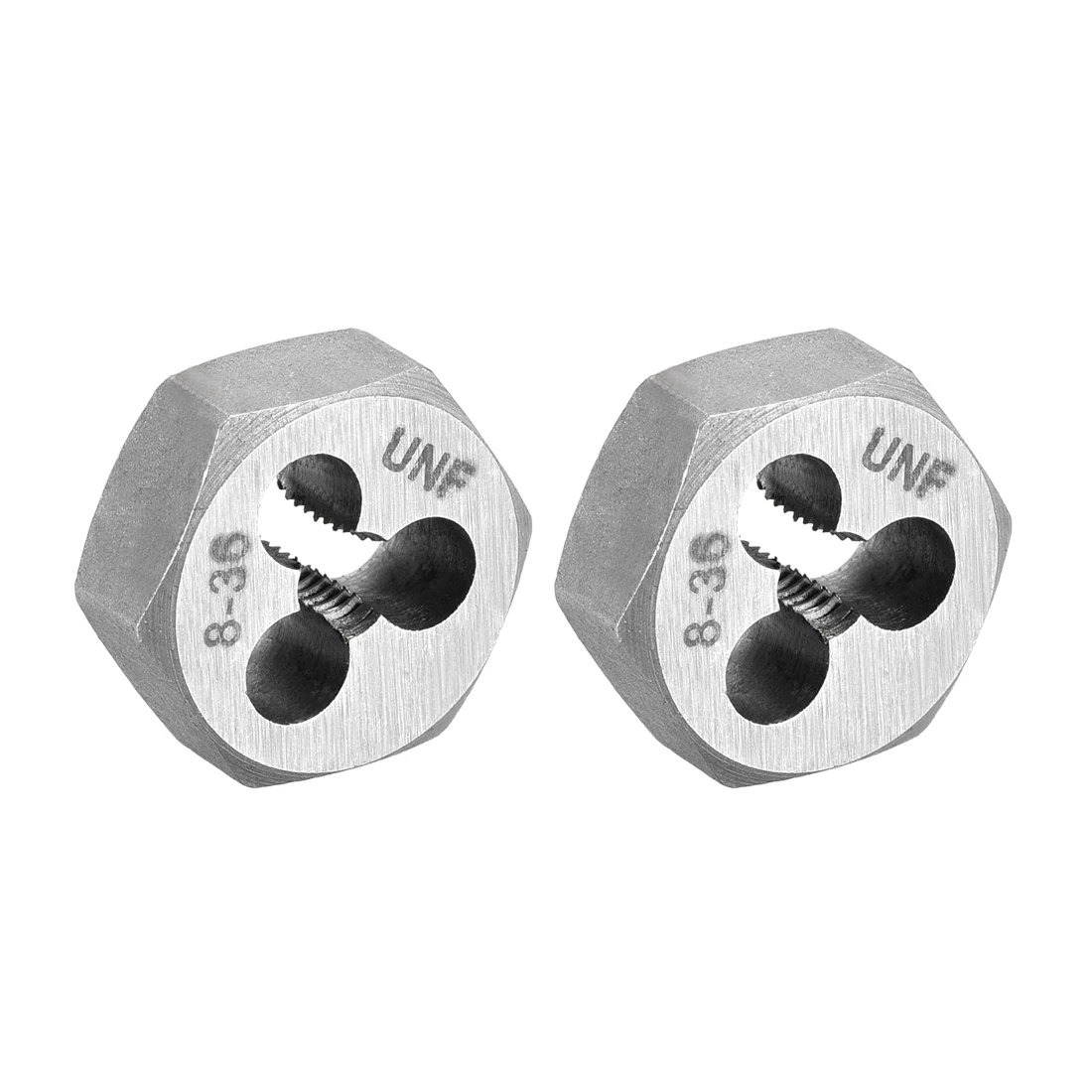 uxcell 2 pcs 8-36 UNF Hex Rethreading Dies, Carbon Steel Hexagon Taper Pipe Die, Accuracy Grade: 2A
uxcell 2 pcs 8-36 UNF Hex Rethreading Dies, Carbon Steel Hexagon Taper Pipe Die, Accuracy Grade: 2A