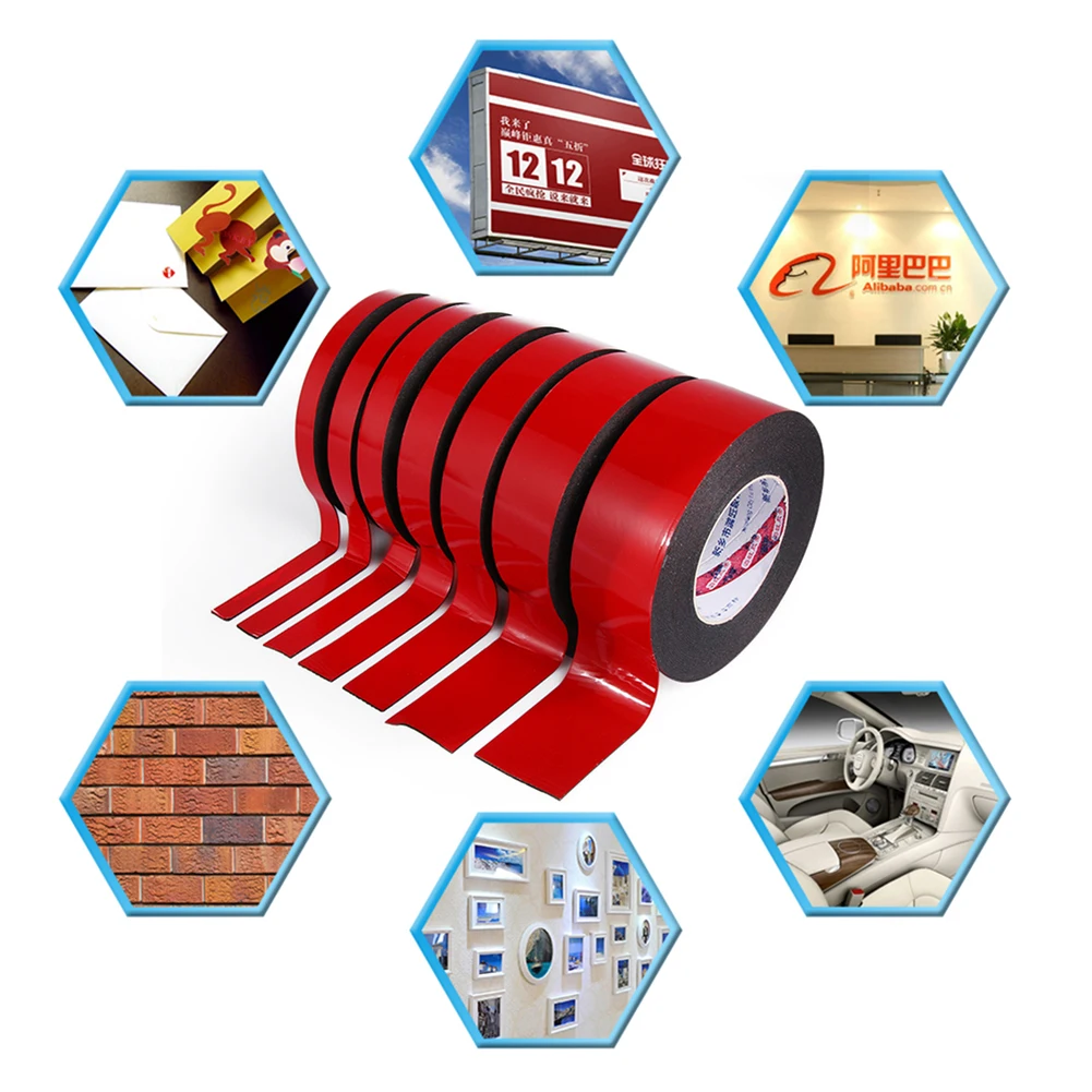 33ft Multi-Functional Double-Sided Foam Tape Outdoor and Indoor Foam Seal Strip Automotive Mounting Photo Frame
33ft Multi-Functional Double-Sided Foam Tape Outdoor and Indoor Foam Seal Strip Automotive Mounting Photo Frame