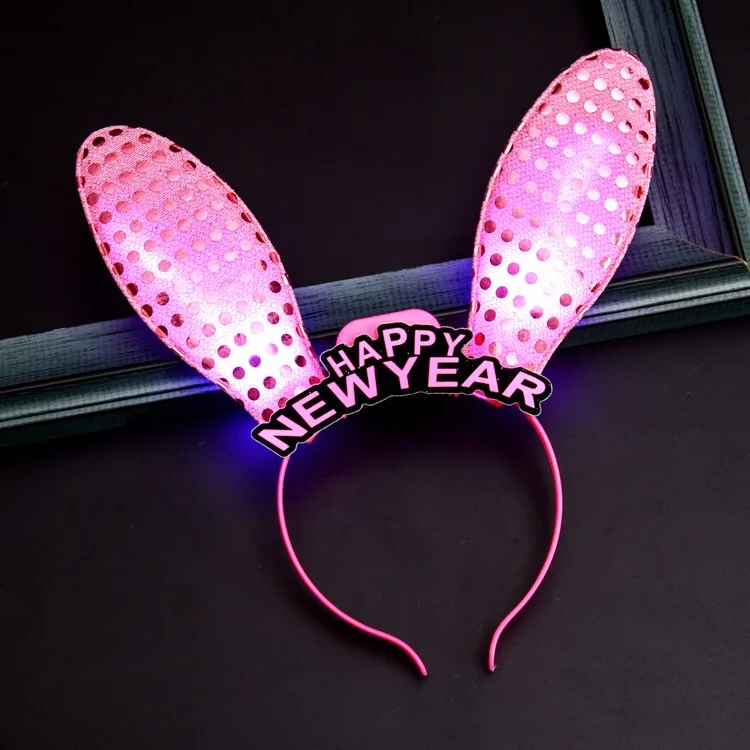 Rabbit Ears Headband Light Flashing LED Fancy Dress Accessories Cosplay Woman Girl Happy New Year Party Supplies 2020
Rabbit Ears Headband Light Flashing LED Fancy Dress Accessories Cosplay Woman Girl Happy New Year Party Supplies 2020