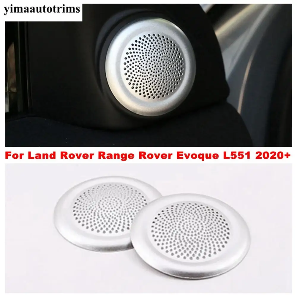 Front Triangle Pillar A Stereo Speaker Audio Loudspeaker Sound Frame Cover Trim Metal Fit For Range Rover Evoque L551 2020 2021 
Front Triangle Pillar A Stereo Speaker Audio Loudspeaker Sound Frame Cover Trim Metal Fit For Range Rover Evoque L551 2020 2021