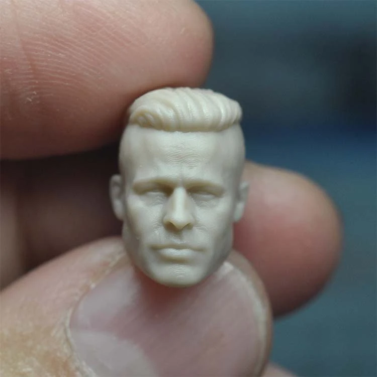 1/18 Scale Brad Pitt Unpainted Head Model Furious Version for 3.75''Body Figure DIY
1/18 Scale Brad Pitt Unpainted Head Model Furious Version for 3.75''Body Figure DIY