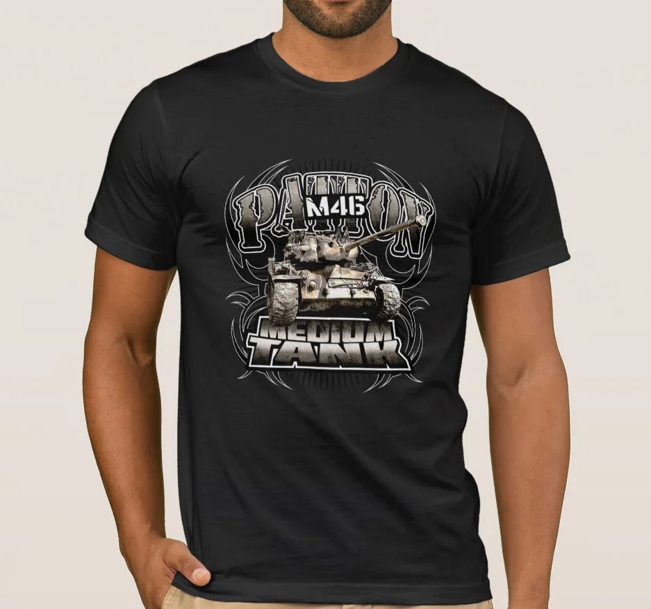 Unique Design American Army M46 Patton Medium Tank T-Shirt. Summer Cotton O-Neck Short Sleeve Mens T Shirt New S-3XL
Unique Design American Army M46 Patton Medium Tank T-Shirt. Summer Cotton O-Neck Short Sleeve Mens T Shirt New S-3XL