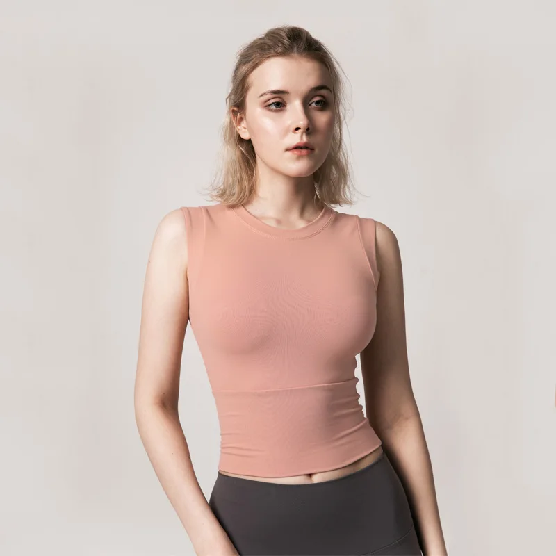 Tight-fitting Women's Yoga Vest Women's Running Quick-drying Fitness Clothes with Chest Pads Short Sleeves
Tight-fitting Women's Yoga Vest Women's Running Quick-drying Fitness Clothes with Chest Pads Short Sleeves