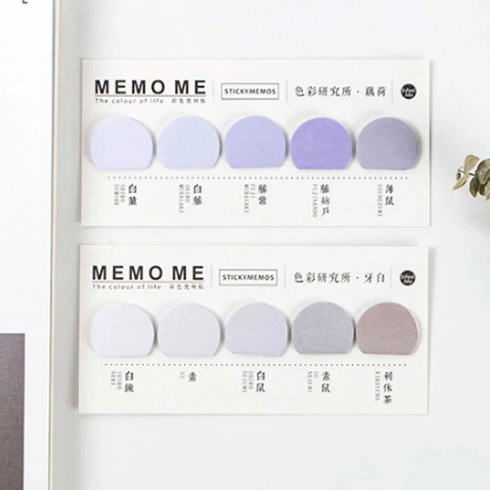 Cute Sticker Bookmarks Memo Pad Notepaper Sticky Notes Page Flags Self-stick Tab Bookmark Marker Pad Office Supplies