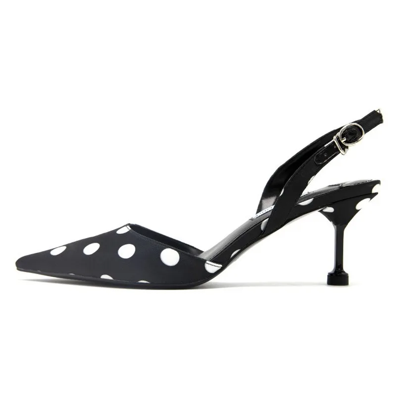 Meriahzheng Shoes Female Women Heels Sandals Women's High-heeled Back Empty Women's Shoes Fine Heel Polka-dot Sandals FDY-801-2
Meriahzheng Shoes Female Women Heels Sandals Women's High-heeled Back Empty Women's Shoes Fine Heel Polka-dot Sandals FDY-801-2