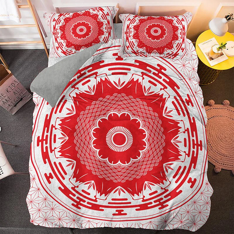 Boho Mandala Bedding Set Soft Fabric Bohemia Home Duvet Covers with Pillowcases King Queen Size
Boho Mandala Bedding Set Soft Fabric Bohemia Home Duvet Covers with Pillowcases King Queen Size