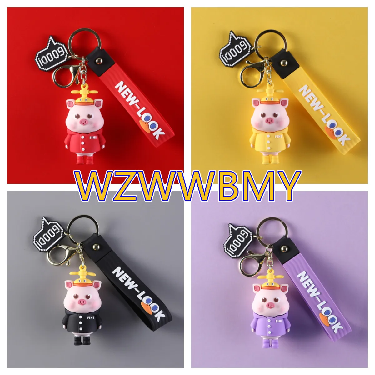 Gentleman Cartoon Sweater Piggy Doll Key chain Couple Backpack Pendant Keyring Creative Cute Car Bag Keychains Ornament
Gentleman Cartoon Sweater Piggy Doll Key chain Couple Backpack Pendant Keyring Creative Cute Car Bag Keychains Ornament