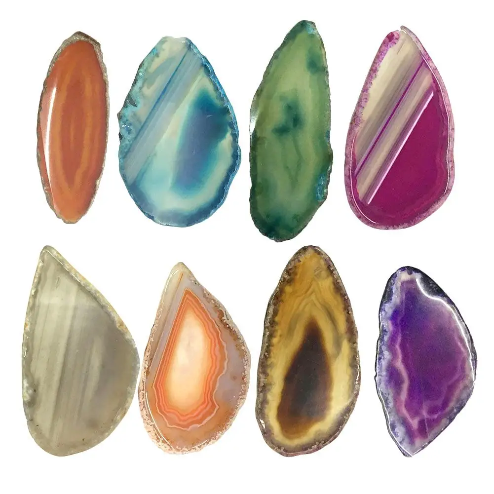 1PC Agate Slice Coaster Brazil Raw Gemstone Crystal Ornament Home Decor Nature Colorful Alagate Bead Polished Quartz Randomcolor
1PC Agate Slice Coaster Brazil Raw Gemstone Crystal Ornament Home Decor Nature Colorful Alagate Bead Polished Quartz Randomcolor