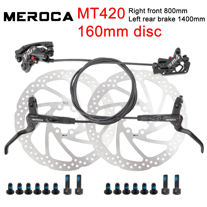 MEROCA MTB тормозной велосипед гидравлический 160 мм дисковый тормоз четырехпоршневой передний правый/левый задний тормоз 800/1400 мм велосипедный ...
MEROCA MTB тормозной велосипед гидравлический 160 мм дисковый тормоз четырехпоршневой передний правый/левый задний тормоз 800/1400 мм велосипедный ...