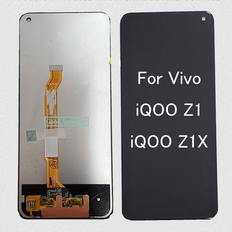 Оригинальный черный дисплей 6 57 дюйма для Vivo iQOO Z1 5G/ДЛЯ vivo Z1x | Мобильные телефоны и