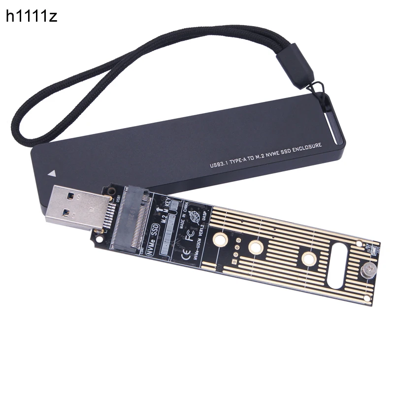 M2 SSD Case NVME SSD Enclosure M.2 to USB 3.1 Type A Hard Drive Enclosure Case for 2230 2242 2260 2280 NVME PCI-E M Key SSD Disk
M2 SSD Case NVME SSD Enclosure M.2 to USB 3.1 Type A Hard Drive Enclosure Case for 2230 2242 2260 2280 NVME PCI-E M Key SSD Disk