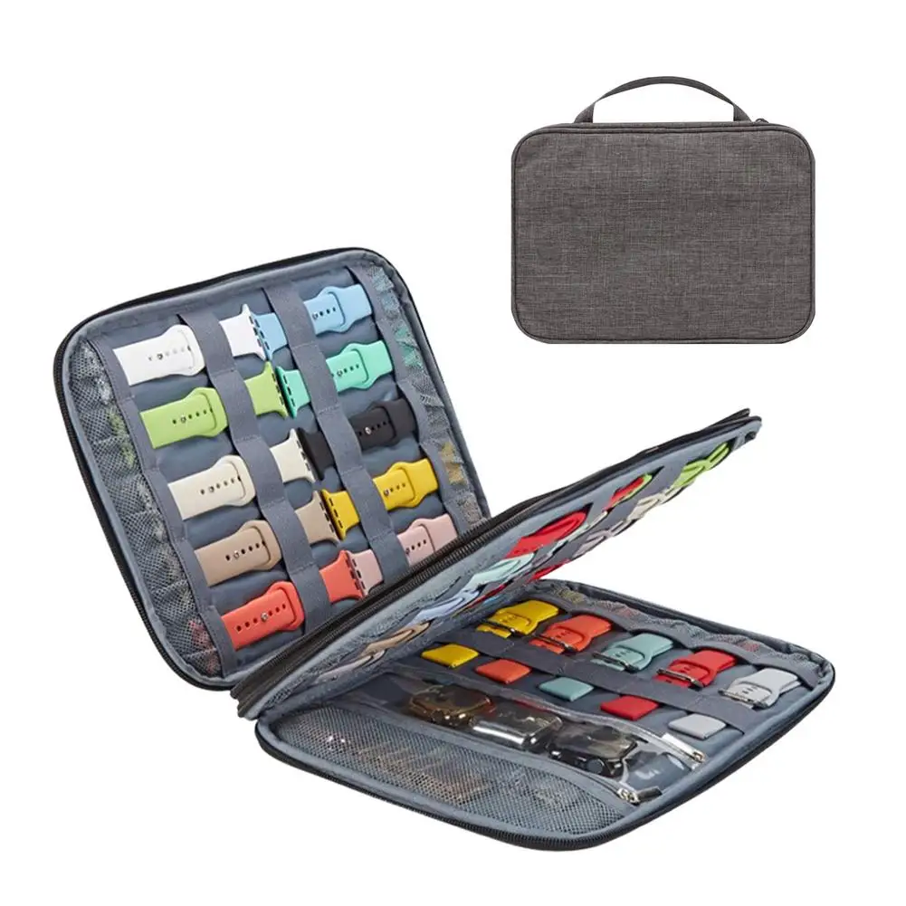 Ремешок для часов, органайзер, сумка для хранения, переносной чехол, нейлоновый Водонепроницаемый Чехол, портативный ремешок для часов, чех... 
Ремешок для часов, органайзер, сумка для хранения, переносной чехол, нейлоновый Водонепроницаемый Чехол, портативный ремешок для часов, чех...