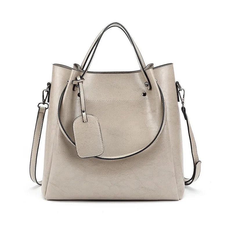 Oil Wax Leather Handbags Good Quality Women Bag Vintage Shoulder Bag Simple Hand Bag Casual Totes Brand WLHB2198
Oil Wax Leather Handbags Good Quality Women Bag Vintage Shoulder Bag Simple Hand Bag Casual Totes Brand WLHB2198