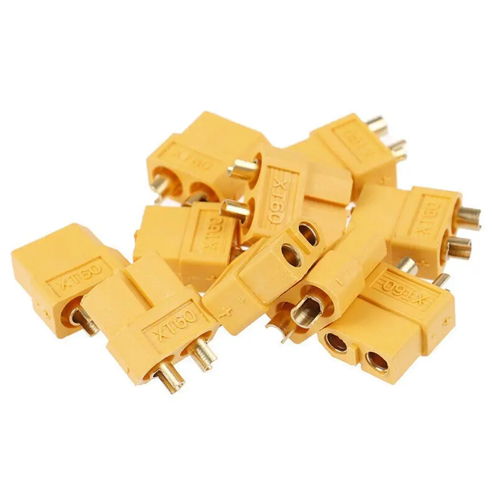 10PCS XT60 XT-60 Plug Male Female Bullet Connectors Plugs For RC Lipo Battery Quadcopter Multicopter
10PCS XT60 XT-60 Plug Male Female Bullet Connectors Plugs For RC Lipo Battery Quadcopter Multicopter
