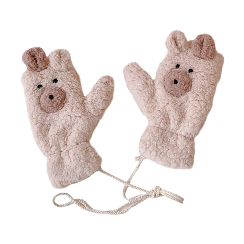 Kawaii Cute Thick Riding Mittens Outdoor Keep Warm Cartoon Bear Cute Ears Hanging Neck Glove Women's Girls Winter
Kawaii Cute Thick Riding Mittens Outdoor Keep Warm Cartoon Bear Cute Ears Hanging Neck Glove Women's Girls Winter