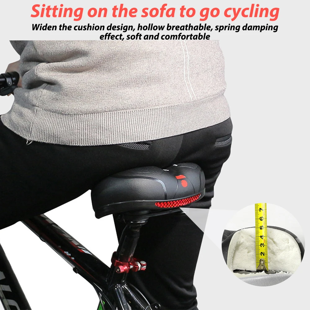 3D Bicycle Saddle Seat Men Women Thicken MTB Road Cycle Saddle Hollow Breathable Comfortable Soft Cycling Bike Seat
3D Bicycle Saddle Seat Men Women Thicken MTB Road Cycle Saddle Hollow Breathable Comfortable Soft Cycling Bike Seat