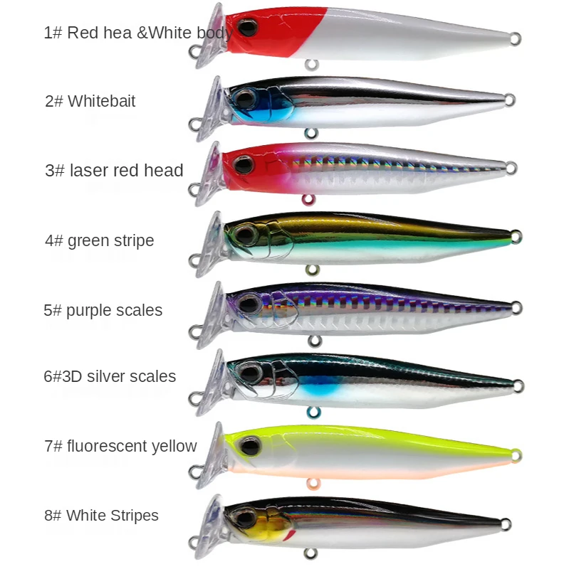 1Pcs Fishing Lure 2021 8g-20g Topwater Poppers Casting Wobblers Artificial Hard Trout Baits Bass Pike Carp Fishing Tackle Pesca
1Pcs Fishing Lure 2021 8g-20g Topwater Poppers Casting Wobblers Artificial Hard Trout Baits Bass Pike Carp Fishing Tackle Pesca