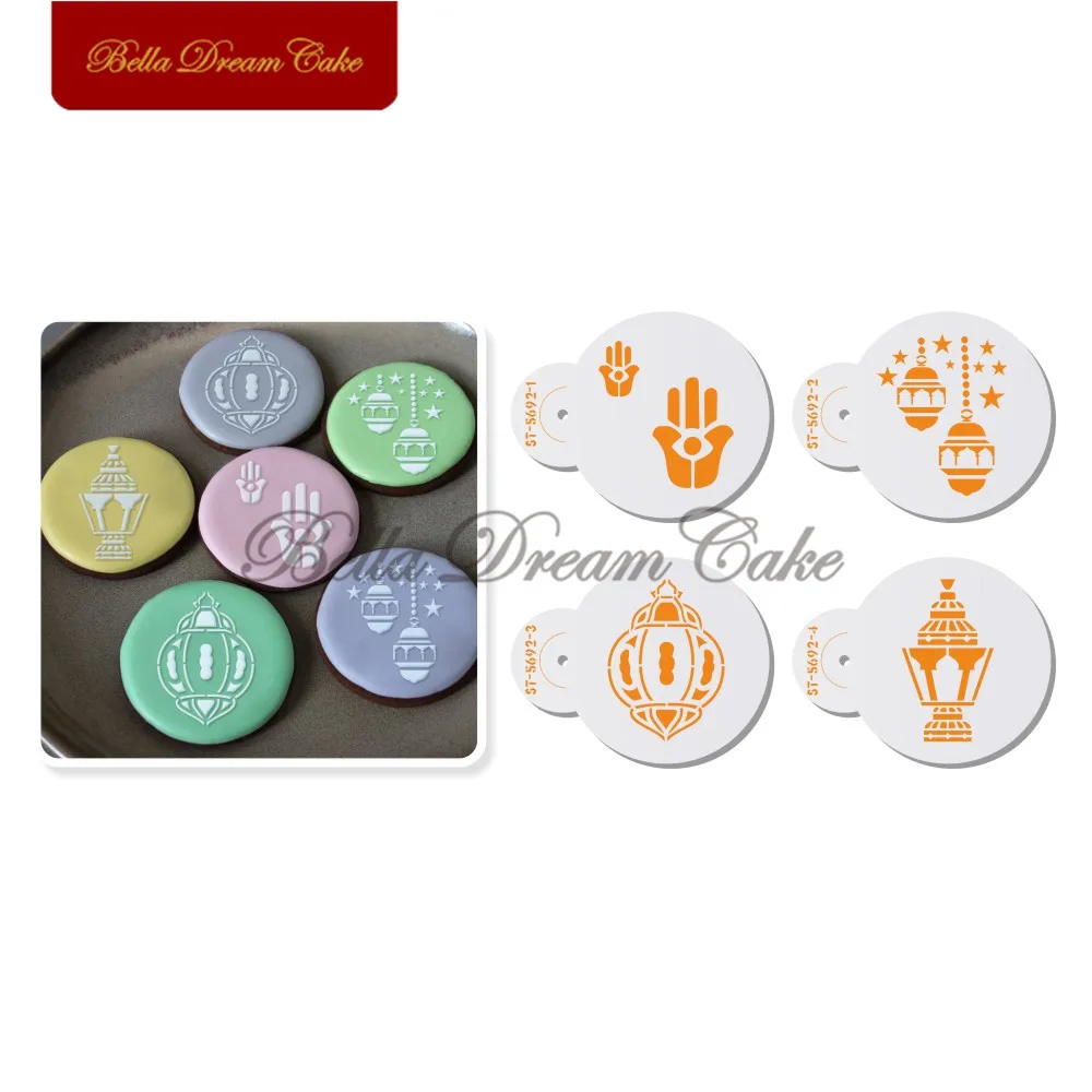 4pcs/set Hajj Cookies Stencil For Eid Mubarak Coffee Stencils Template Macaron Cake Mold Cake Decorating Tool Baking accessories
4pcs/set Hajj Cookies Stencil For Eid Mubarak Coffee Stencils Template Macaron Cake Mold Cake Decorating Tool Baking accessories