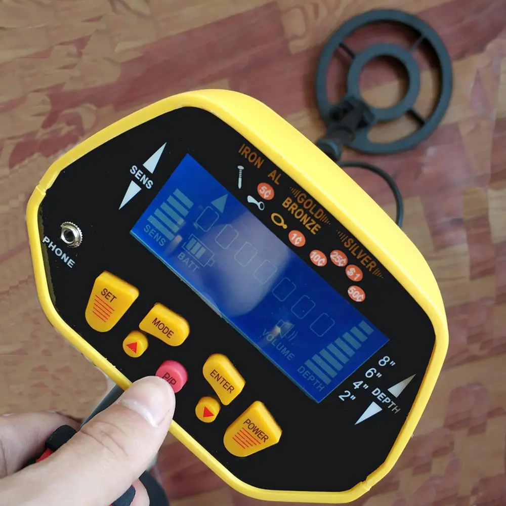 Metal Detector Underground Professional Depth Search Finder Gold Detector Treasure Hunter Detecting Pinpointer Waterproof
Metal Detector Underground Professional Depth Search Finder Gold Detector Treasure Hunter Detecting Pinpointer Waterproof