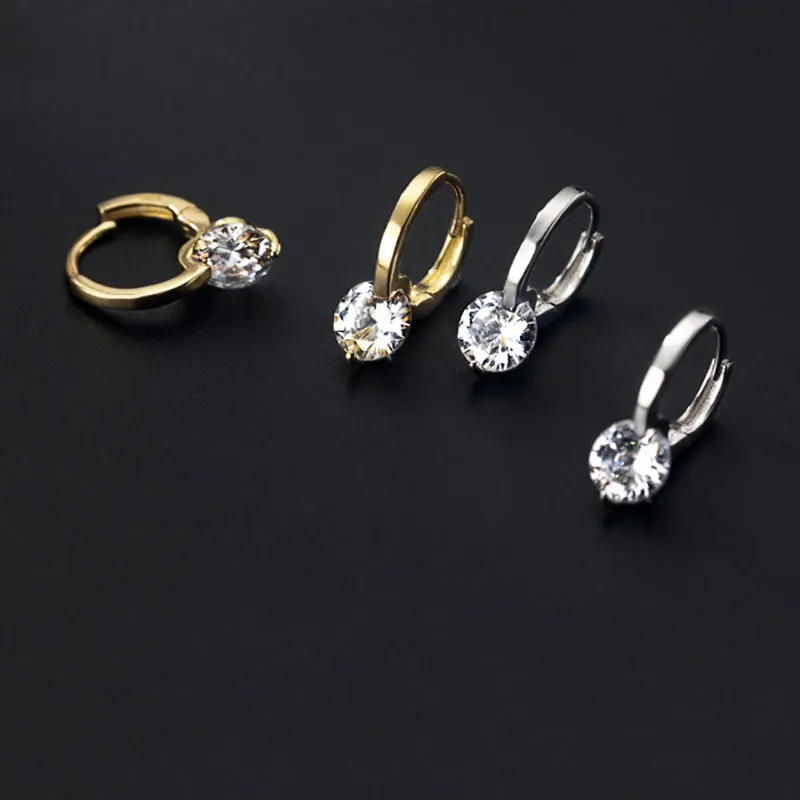 Cute 925 Sterling Silver Hoop Earrings for Girl Fine Jewelry Party Gifts Cubic Zirconia Ear Piercing For Women Brincos
Cute 925 Sterling Silver Hoop Earrings for Girl Fine Jewelry Party Gifts Cubic Zirconia Ear Piercing For Women Brincos