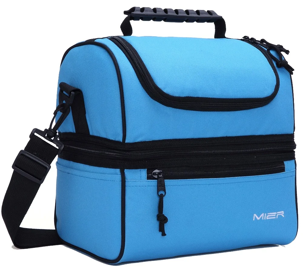 MIER Large Double Deck Cooler Tote Bag for Men, Women Insulated Lunch Bag for Adults
MIER Large Double Deck Cooler Tote Bag for Men, Women Insulated Lunch Bag for Adults