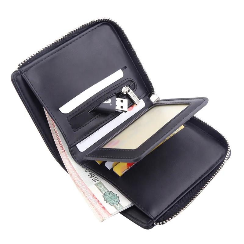 Leather Men Wallets with Coin Pocket Vintage Male Purse Function Black Brown Men Wallet with Card Holders carteira feminina
Leather Men Wallets with Coin Pocket Vintage Male Purse Function Black Brown Men Wallet with Card Holders carteira feminina