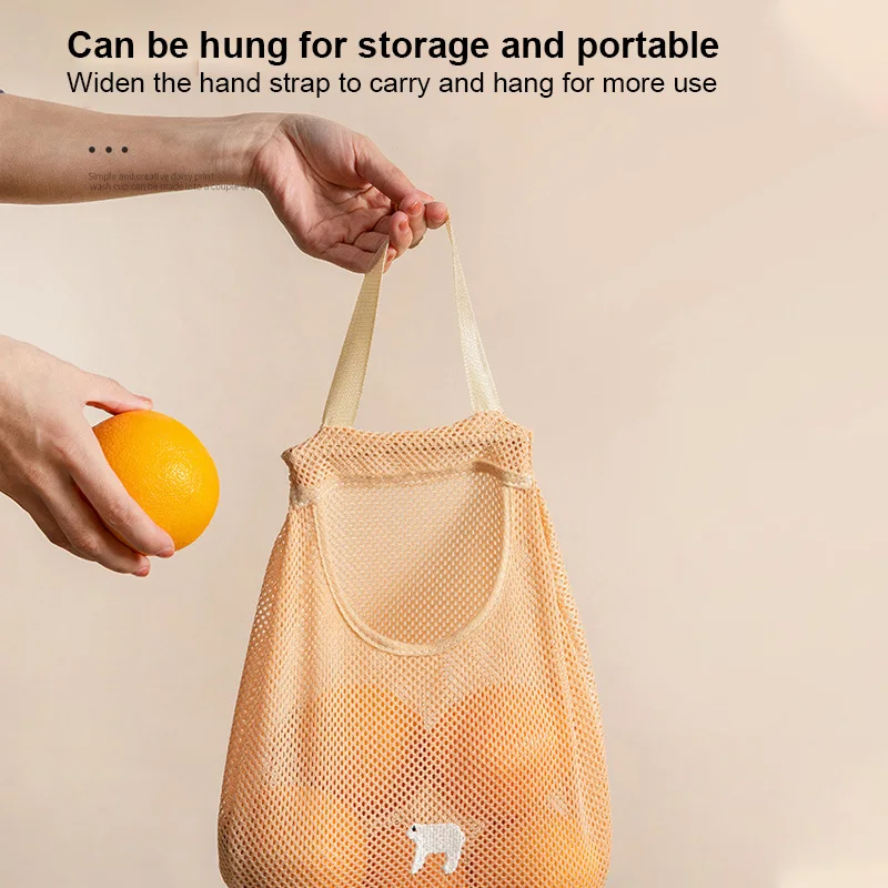 Hangable Vegetable Storage Net Breathable Bag Eco Friendly Onion Storage Grocery Bag Vegetable Bags Washable Kitchen Accessories
Hangable Vegetable Storage Net Breathable Bag Eco Friendly Onion Storage Grocery Bag Vegetable Bags Washable Kitchen Accessories