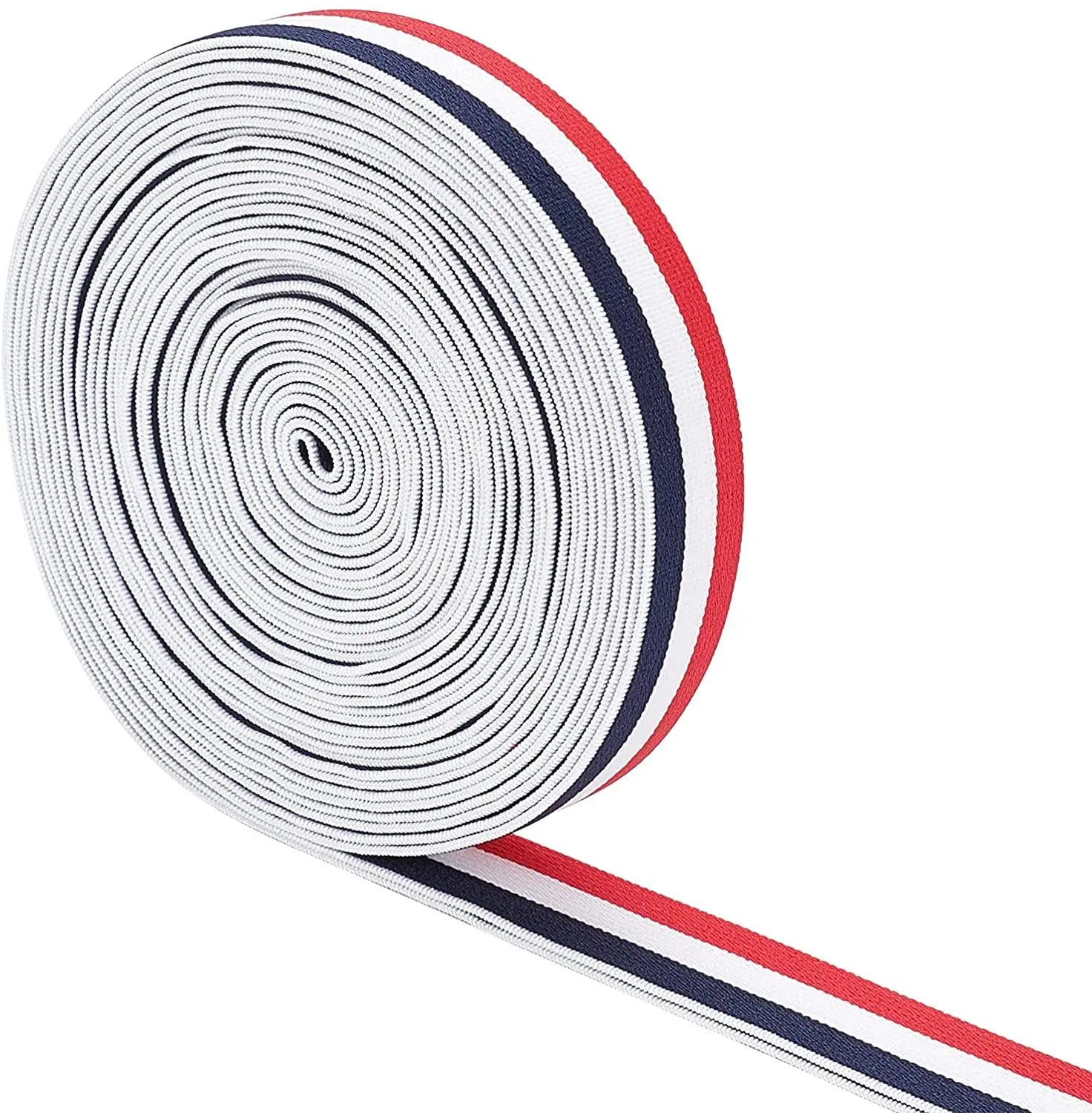 9 Yards 1in Wide Red & White & Black Striped Flat Elastic Band Stretch Knitting Band for Waistband and Sewing Craft Project
9 Yards 1in Wide Red & White & Black Striped Flat Elastic Band Stretch Knitting Band for Waistband and Sewing Craft Project