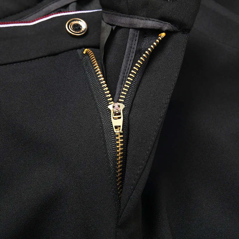 2020 Men Slim Fit No Ironing Straight-Cut Black Elasticity Business Suit Pants Youth Versatile Slim Fit Small Straight Pants
2020 Men Slim Fit No Ironing Straight-Cut Black Elasticity Business Suit Pants Youth Versatile Slim Fit Small Straight Pants