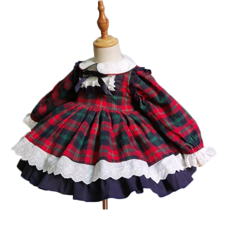 Baby Girls Dress Autumn Winter 2021 Red Plaid Vintage Spanish Ball Princess Lolita Dress for Christmas Birthday Party New Year
Baby Girls Dress Autumn Winter 2021 Red Plaid Vintage Spanish Ball Princess Lolita Dress for Christmas Birthday Party New Year